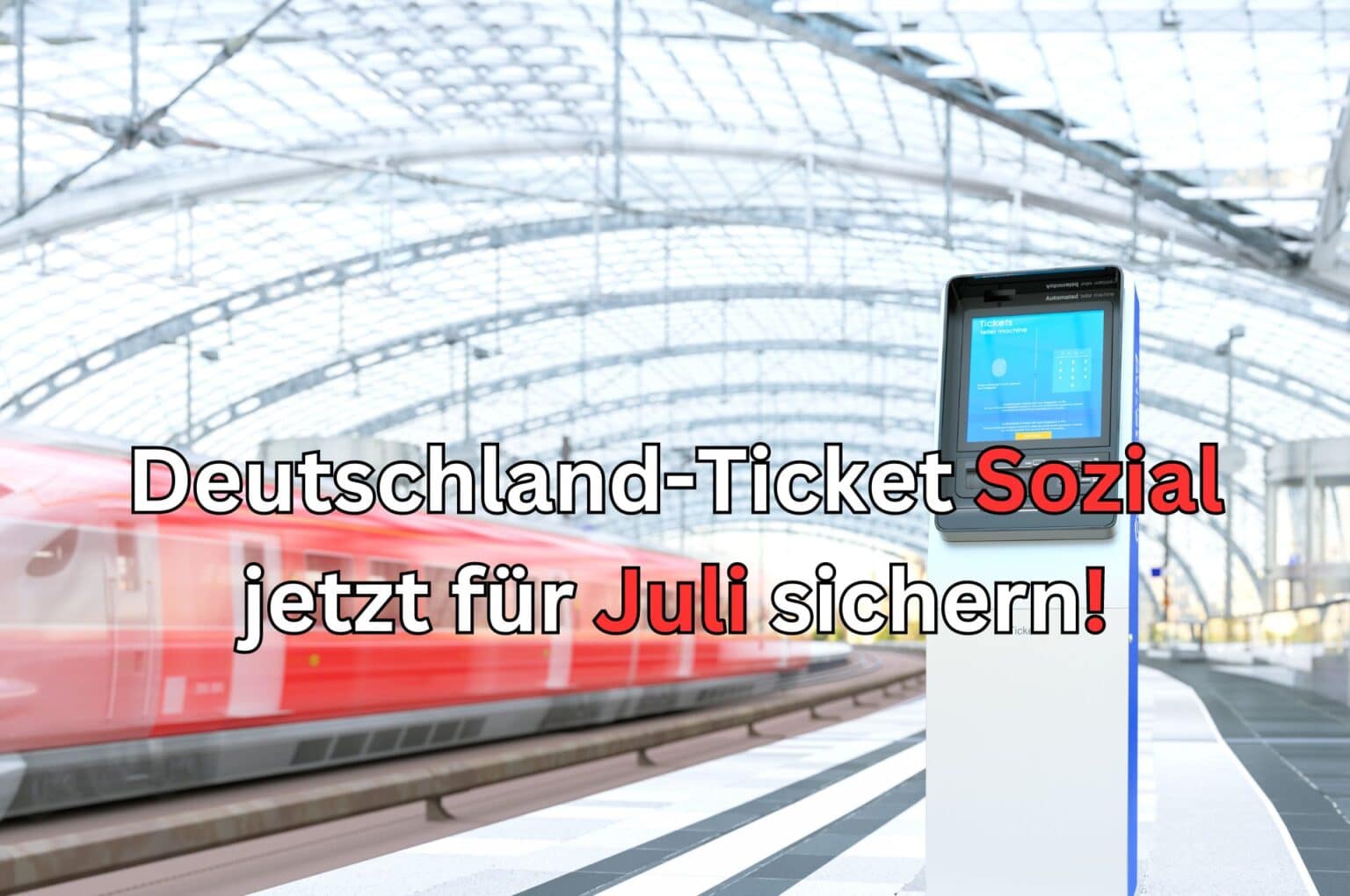 Deutschlandticket Sozial Günstige Mobilität für alle jetzt im Juli