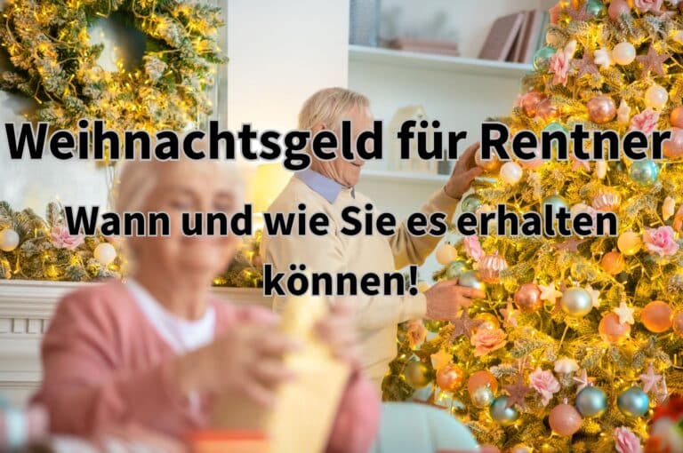 Weihnachtsgeld Für Rentner: So Bekommen Sie Die Extra-Zahlung