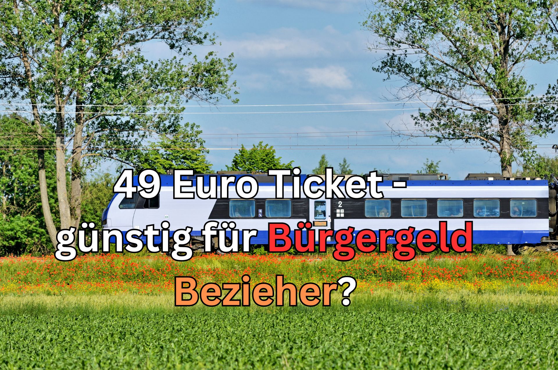 Bürgergeld und 49 Euro Ticket – geht das?