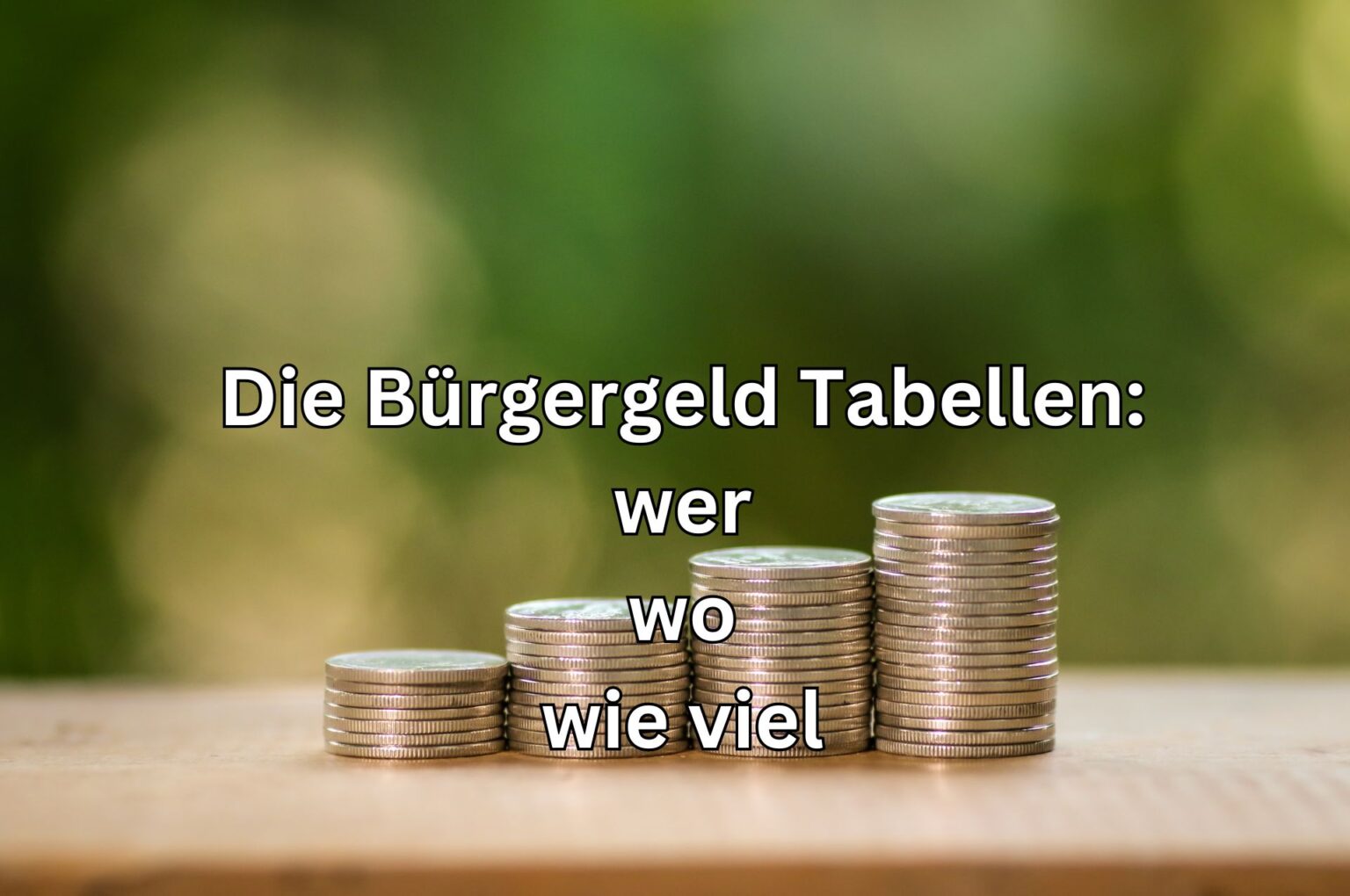 Bürgergeld Tabellen 2024 Wer wie viel Geld wo erhält das muss man