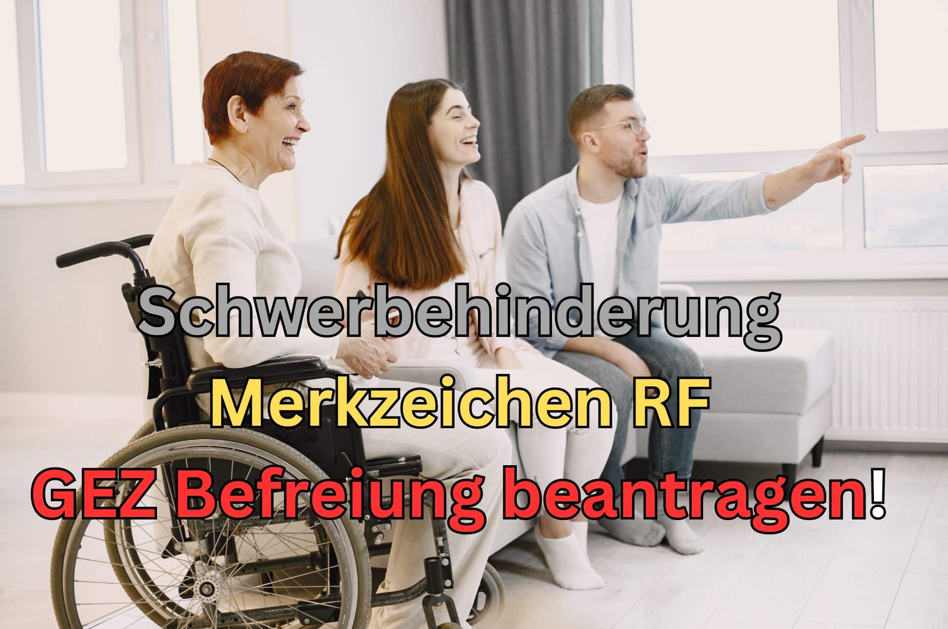 Schwerbehindertenausweis Merkzeichen RF: so sparen beim GEZ Rundfunkbeitrag!