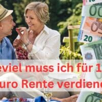 So viel müssen Sie für 1.500 Euro Rente verdienen