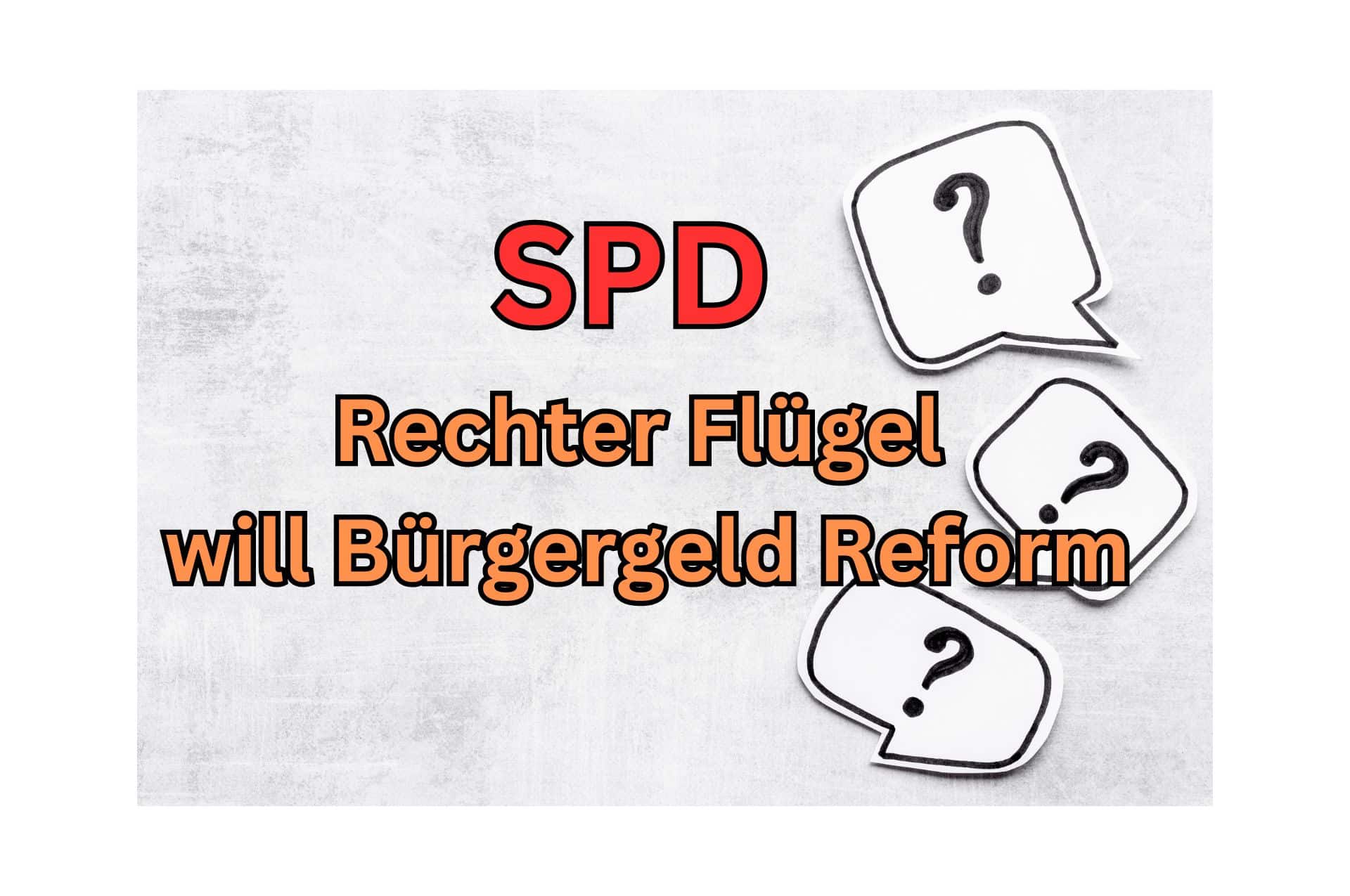 buergergeld reform spd