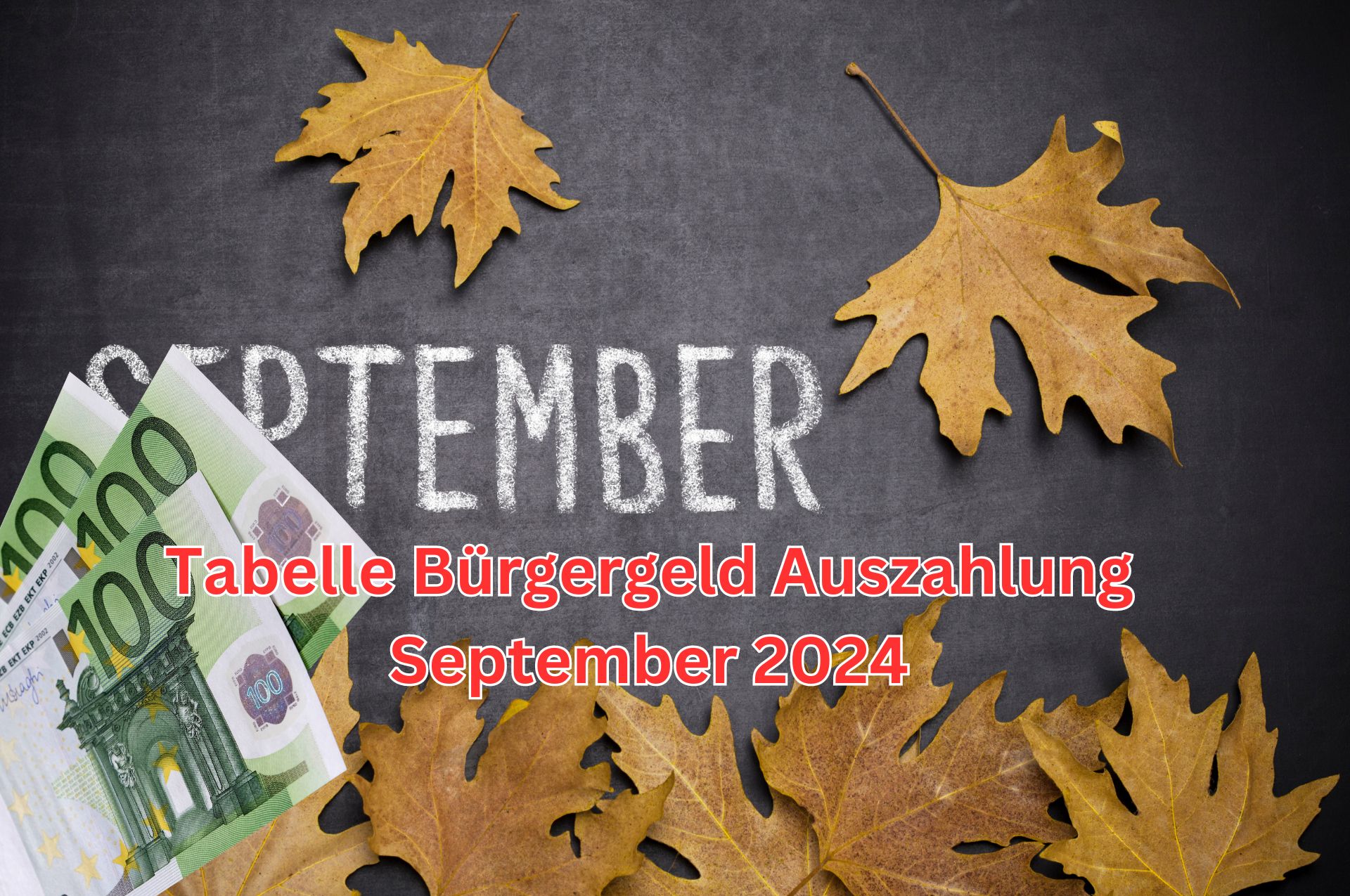 Bürgergeld im September 2024: Wann erfolgt die Auszahlung?