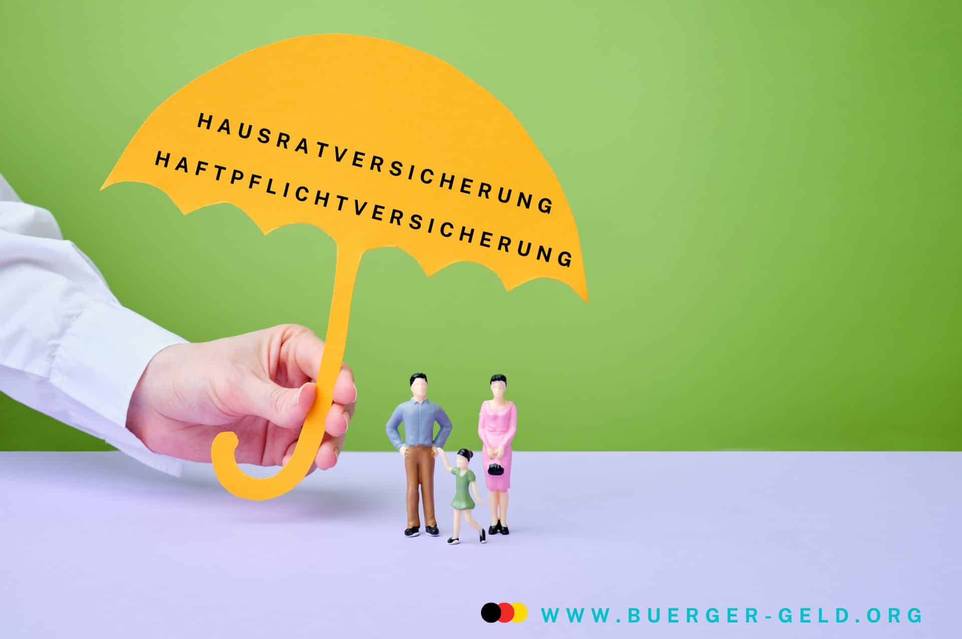 Bürgergeld: Haftpflichtversicherung und Hausratversicherung vom Jobcenter?