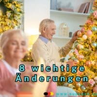 senioren schmücken weihnachtsbaum