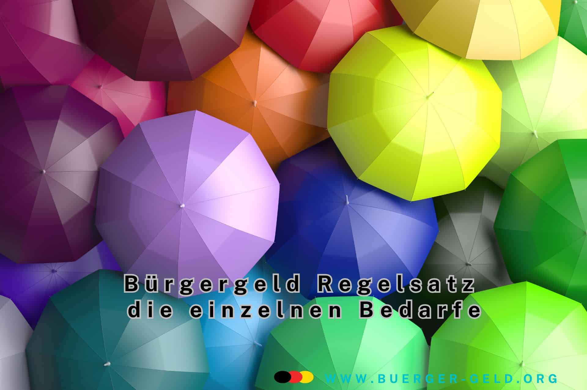 bunte Regenschirme