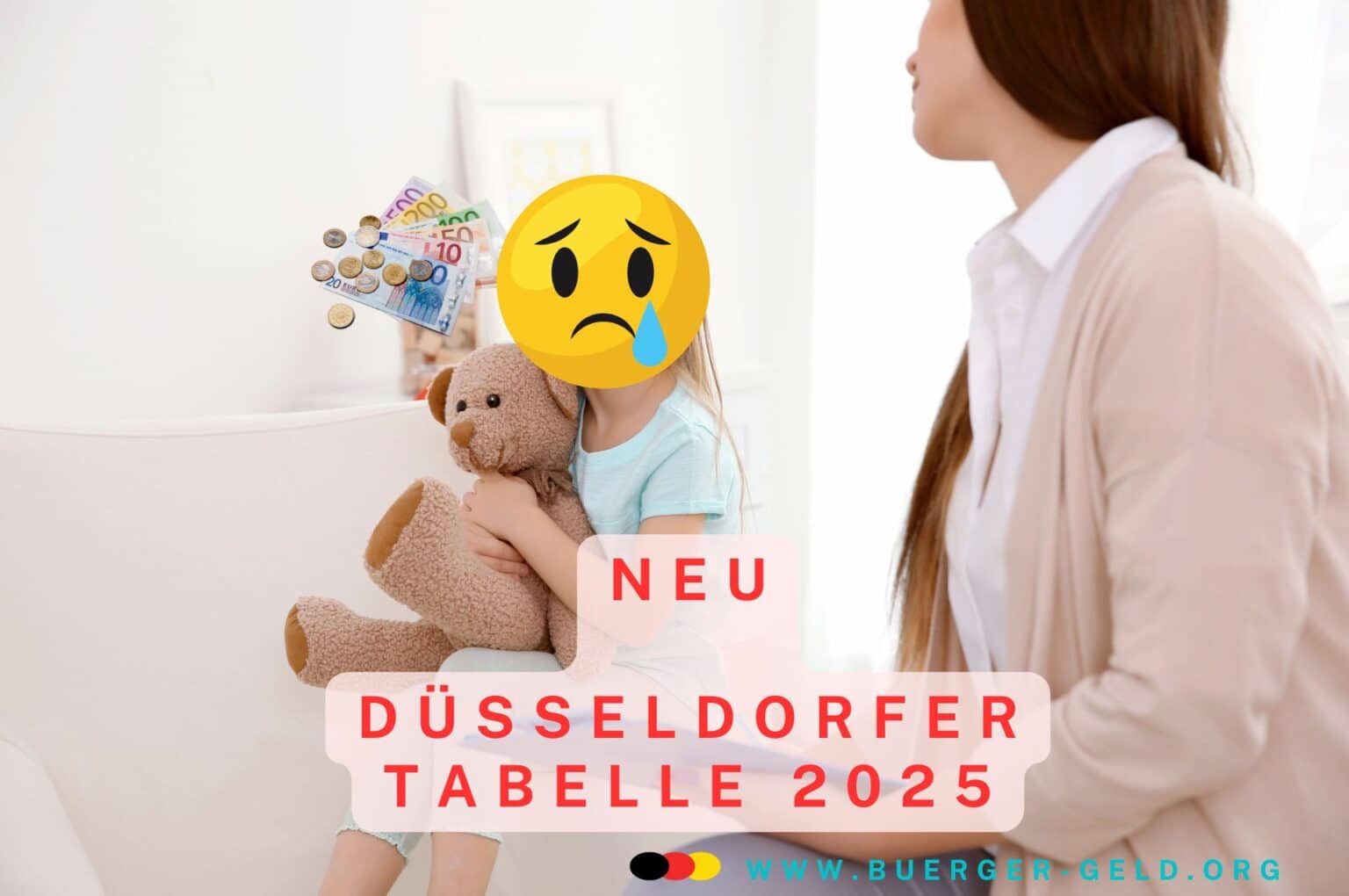 Düsseldorfer Tabelle 1. Januar 2025 Kindesunterhalt erhöht