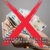 1000 Euro rot durchgestrichen