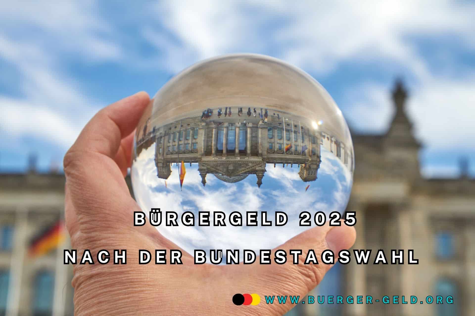 Glaskugel vor dem Deutschen Bundstag