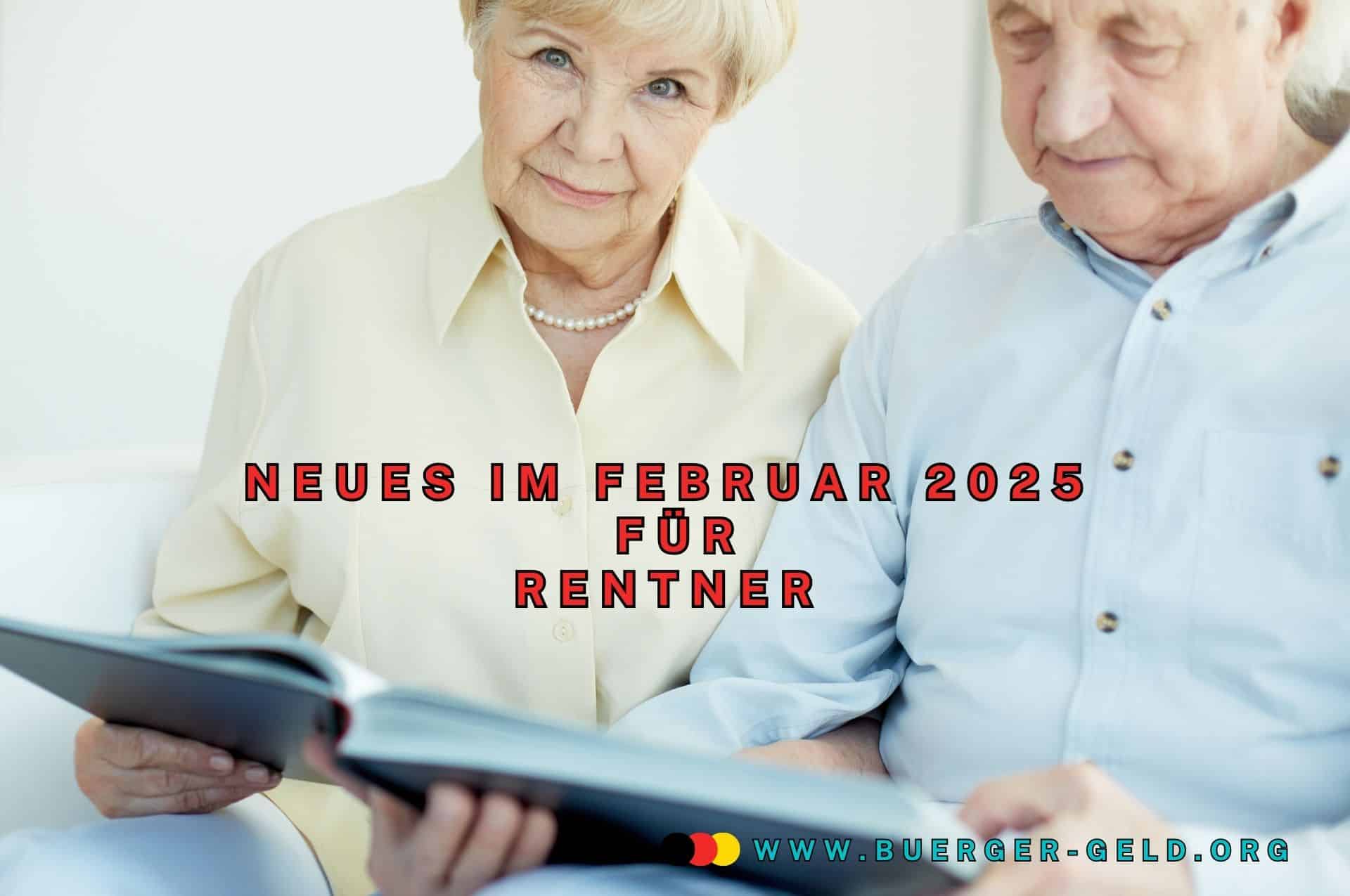 Rentnerpaar schaut in Buch